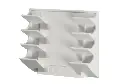 White Magnetic Holder for Board Marker 4 Pens