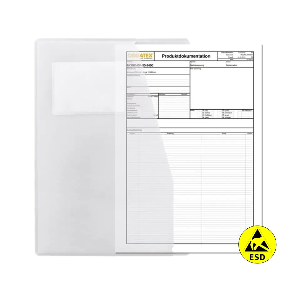 ESD Pocket for A4 Document