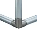 Connettore Interno Angolo 90° 3 Vie  Nichelato N