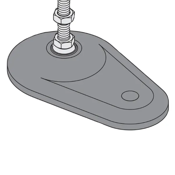 Piedino con foro