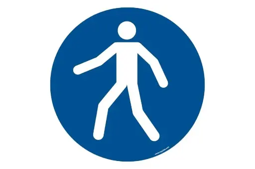 LongLife Segnaletica da Pavimento - Pericolo - 600 mm