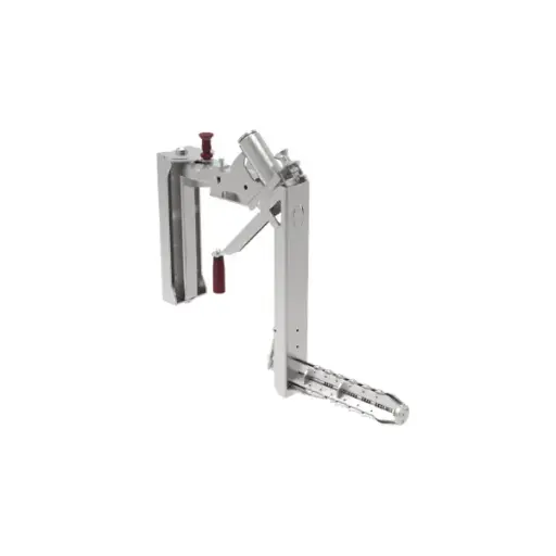 [WPR-T-0034-SS] Pinza girevole per bobine con rotazione 90° 80 Kg Estesa