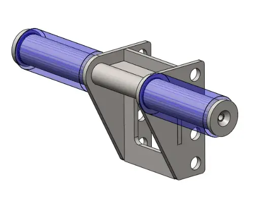 [WPR-A-0021-SS] Short clamping jaws with 2 rollers