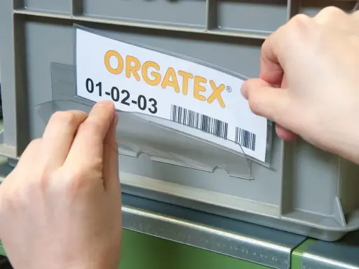 Label Cover 2 Adhesive Stripes