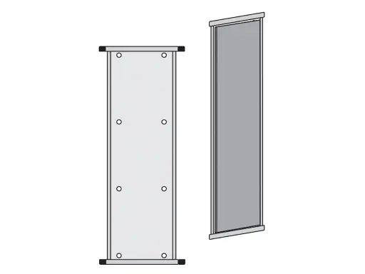 Supporto a Muro per 10 Buste Formato A4